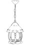 Opviq Candelabro Exterior Negro BFE-68184-BSY